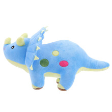 FRCOLOR Peluche Decorazione per la casa Giocattolo Dinosauro imbottito Cuscino Bambino 40x18cm Blu