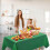 Nappe jetable en plastique – Vert foncé 137  183 cm 3