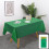 Nappe jetable en plastique – Vert foncé 137  183 cm 2