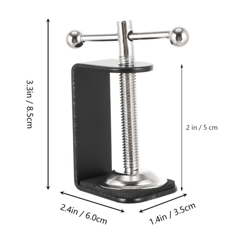 Conjunto de 2 grampos plásticos em formato de C para grampos miniatura tipo C (11,8 x 7,9 x 3,9 polegadas) 1