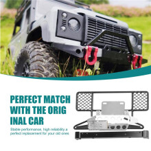 DIY Metal Front Rear Bumper Protection Board Winch for MN D90 D91 D99 MN99S 1/12 RC Car Upgrade Spare Parts