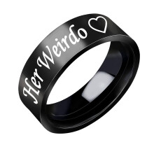 Liebesringe aus Titanstahl, Eheringe für Damen und Herren, glatte Ringe, geometrische Ringe, Größen 6–13