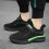 Boys Mesh Sneakers Green Soft Sole Hook & Loop Strap 6