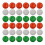 60 piatti di carta usa e getta per Natale (rosso/verde/bianco) 1
