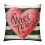 Ensemble de housses de coussin pour la Saint-Valentin – Rayures noires, blanches et roses 1