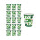 Service de table vert à motif trèfle pour la Saint-Patrick (16 pièces) 2