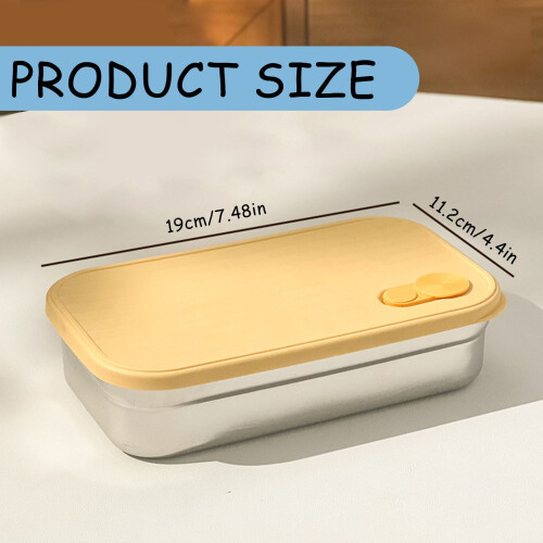 Stainless Steel Snack Containers with Silicone Lids 4-Pack 2