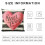 Ensemble de housses de coussin pour la Saint-Valentin – Rayures noires, blanches et roses 5