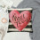 Ensemble de housses de coussin pour la Saint-Valentin – Rayures noires, blanches et roses 2