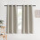 Blackout Curtains 34" x 60" with Silver Grommets, 2 Pack 1