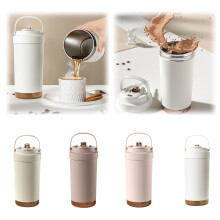Tazza da 500 ml di alta qualità con rivestimento interno in ceramica, portatile, ideale per dormitori e biblioteche, a prova di perdite e con