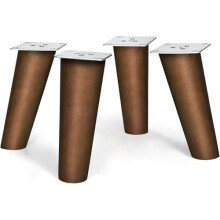 Wood Furniture Legs Angled 6 Inch for Sofa Couch Dresser