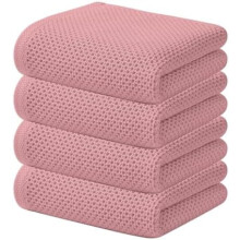 Strofinacci da cucina in cotone 100% a nido d'ape, 30x30 cm, confezione da 12 pezzi.