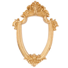 Cornice portafoto ovale mini Homoyoyo in resina vintage, 1 pezzo