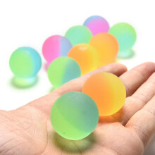 2/5 stk. gummihoppeballer til bursdagsfest, posefyll, Superball-leker, 2023R4S7