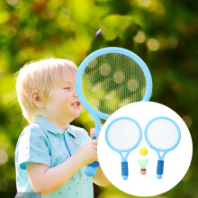 HEMOTON2-Pack Rachete de tenis pentru copii, stil desen animat, jucărie pentru sporturi în aer liber, rachetă pentru copii