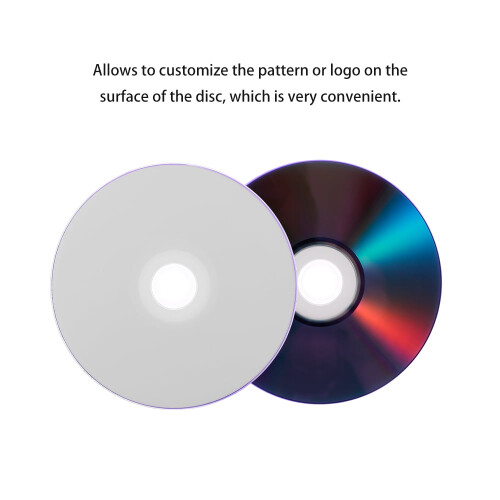 10 τεμάχια κενοί δίσκοι DVD+R DL, 8X, 215 λεπτά, λευκό, συμβατοί με μονάδες DVD 1