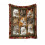 Bohemian Cat Pattern Throw Blanket Soft Warm 2