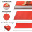 Red Thick Folding Gymnastics Exercise Mat for Home Gym 3