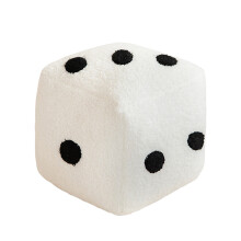 Almofada de Pelúcia Gigante em Formato de Dado – Almofada Decorativa Super Macia em Formato de Cubo para Sofá e Cama – Decoração Divertida