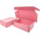 Rosa wellpappförpackningar 25x20x6 cm – 25-pack 1