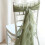 BalsaCircle10 Dusty Sage Premium Solid Curly Chiffon Chair Noshes Wedding Slipcovers 4