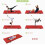Red Thick Folding Gymnastics Exercise Mat for Home Gym 6