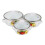 Set di 3 piccole pentole smaltate multiuso a riscaldamento uniforme 4