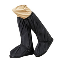 Entertainment1Pair Capa de sapato impermeável e antiderrapante reutilizável em tecido preto para chuva