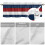 Cortinas rústicas de madeira rústica azul-marinho estilo celeiro, 54x18 polegadas, com bolso para varão, ideais para cozinha, quarto, banheiro e 5