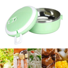 Contenitore termico per il pranzo Huayishan per donne – Impilabile, isolato, in acciaio inox 304, per alimenti ermetici