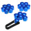 20pcs Universal 21mm Wheel Nut Covers Lug Nut Caps Screw Protector 3
