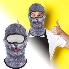 Copricapo, scaldacollo e fascia per il viso da sci e sole, traspiranti, ad asciugatura rapida e ad asciugatura rapida – Compatibile con S&S