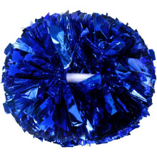 Cheerleading con manici da bastone e pompon per bambini e adulti, ideale per feste a tema sportivo di squadra.