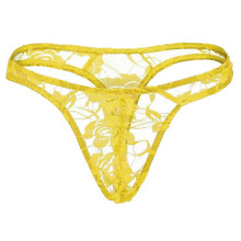 Slip da uomo a perizoma, bikini a vita bassa in pizzo, slip a T sul retro, perizoma