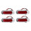 Drivers Light Vermelho ABS4Ples3.7X1.3X0.4 pol. 5