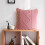 Housse de coussin en velours côtelé rayé 45 cm 4