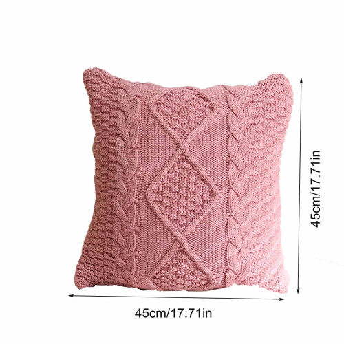 Housse de coussin en velours côtelé rayé 45 cm 2