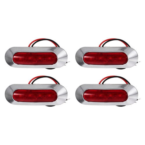 Drivers Light Vermelho ABS4Ples3.7X1.3X0.4 pol.