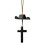 Cowboy Hat Cross Car Charm Black 2 Pack 5