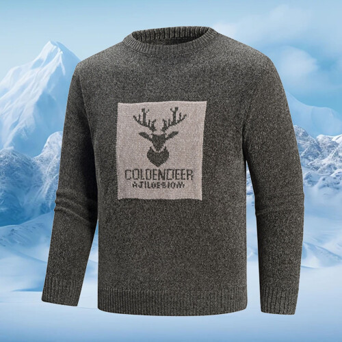 Pulls de Noël moches pour hommes, pulls d'hiver décontractés en maille, manches longues, confortables et doux 1