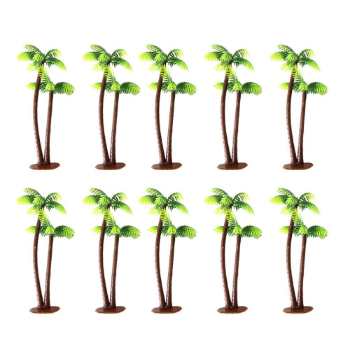 Sada mini kokosových palem pro dioráma32 ks13 cm 2