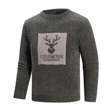 Fula jultröjor för män vinterstickad casual pullover långärmad bekväm mjuk tröja
