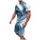 Φόρμες για άνδρες Σετ Joggers Casual T-shirt Καλοκαιρινό Αθλητικό Στρογγυλή Λαιμόκοψη 1