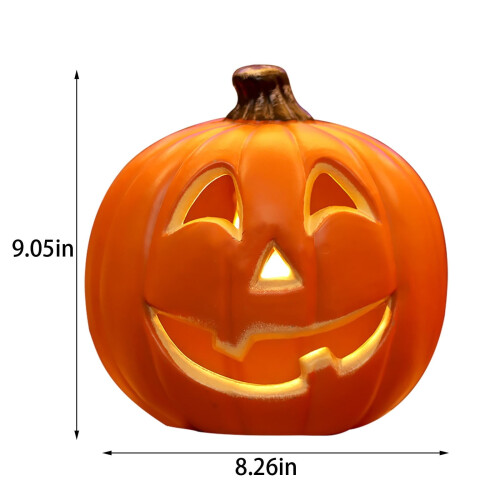 Stor LED-pumpaljus Halloweendekoration 1