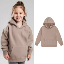 Flickor med huvtröjor och hoodie för småbarn och barn, bekväma och avslappnade ytterkläder