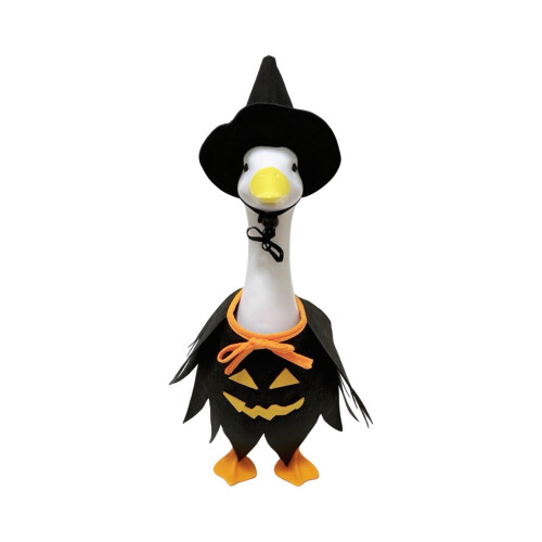 Halloween Porch Goose Witch Costume 1