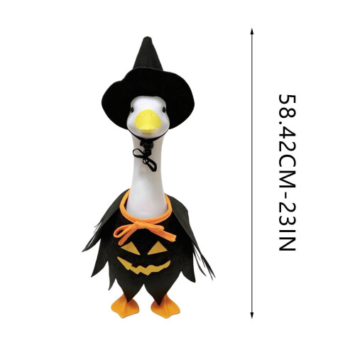 Halloween Porch Goose Witch Costume 2