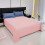 Eliaeconx Queen Size Bad Sheet Set Homemade Solid Color Plain Sheet Set (růžový) 5
