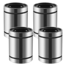 4 pcs LM20UU 20x32x42mm Double Side Rubber Seal Linear Motion Bearing Bushing